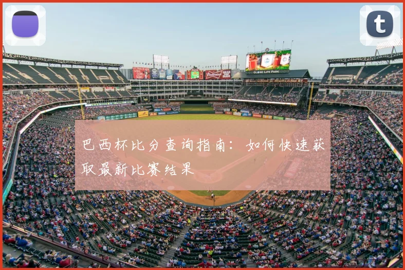 巴西杯比分查询指南：如何快速获取最新比赛结果